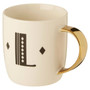 Mimo Diamond Deco L Letter Monogram Mug Mimo Diamond Deco L Letter Monogram Mug