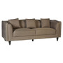Feya 3 Seat Mink Fabric Sofa