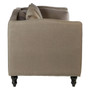 Feya 3 Seat Mink Fabric Sofa