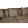 Feya 3 Seat Mink Fabric Sofa
