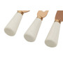 3pc White and Rose Gold Cheese Knife Set