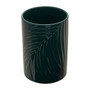 Bali Dark Green Medium Storage Jar with Bamboo Lid