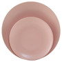 Elmira 12 Piece Pink Dinner Set