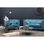 Felisa 2 Seat Blue Velvet Sofa