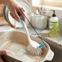 Soft Grip Blue Dish Brush