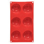 6 Rose Red Cake Mould