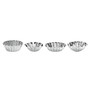 Round Fluted Cake Moulds - Set of 8