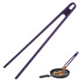 Zing Purple Silicone Tongs