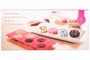 6 Flower Moulds 12 Sticks Cake Pop Mould
