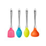 4pc Kitchen Tool Set with Clear PS Handle