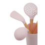 7pc Pastel Pink Utensil Set