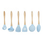 7pc Pastel Blue Utensil Set
