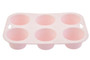 Zing Pastel Pink 6 Cup Muffin Mould