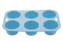 Zing Pastel Blue 6 Cup Muffin Mould