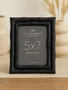 Hiba 5 x 7 Black Finish Bamboo Effect Photo Frame