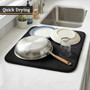 Sinkside Dish Drying Black Mat
