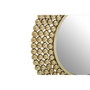 Templar Gold Finish Beaded Wall Mirror