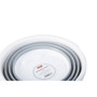 Grey White Collapsible Bucket