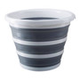 Grey White Collapsible Bucket
