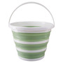 Green White Collapsible Bucket