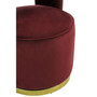 Bola Wine Velvet Chair