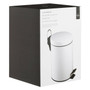White Pedal Bin - 3 Ltr