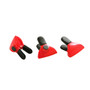 Red Magnetic Clips - Set of 3