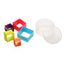 5pc Square Fluted Shape Cutter
