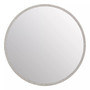 Saska Medium Antique Silver Round Wall Mirror