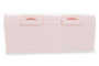 Grub Tub Pink 2 Section Lunch Box