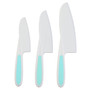 Set of Three Zing Pastel Green Knives