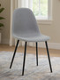 Salford Mink Fabric Dining Chair