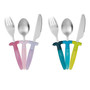Children's 3pc Pink Cutlery Set