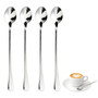 Isla Set Of Four Latte And Sundae Spoons