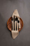 Avie 16 Piece Onyx Cutlery Set