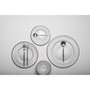Modern Retro 16 Pc Matte Silver Cutlery Set