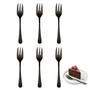 Modern Retro Set Of 6 Cake Forks