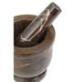 Black and Gold Marble Mortar and Pestle