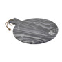 Grey Marble Round Paddle Serving Board