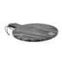 Grey Marble Round Paddle Serving Board