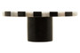 Soma Small Black and White Marble Round Cake Stand
