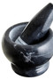 Marmore Black Marble Mortar and Pestle Set