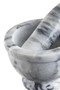 Salerno Grey Marble Mortar And Pestle With Rim