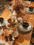 Himaya Champagne Marble Cake Stand
