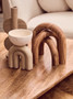 Cato Natural Wood Arch Sculpture