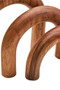 Cato Natural Wood Arch Sculpture