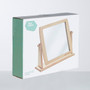 Wooden Frame Swivel Mirror