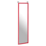 Hot Pink Plastic Frame Over Door Mirror