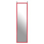 Hot Pink Plastic Frame Over Door Mirror