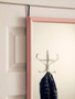 Mize Pink Plastic Frame Over Door Mirror